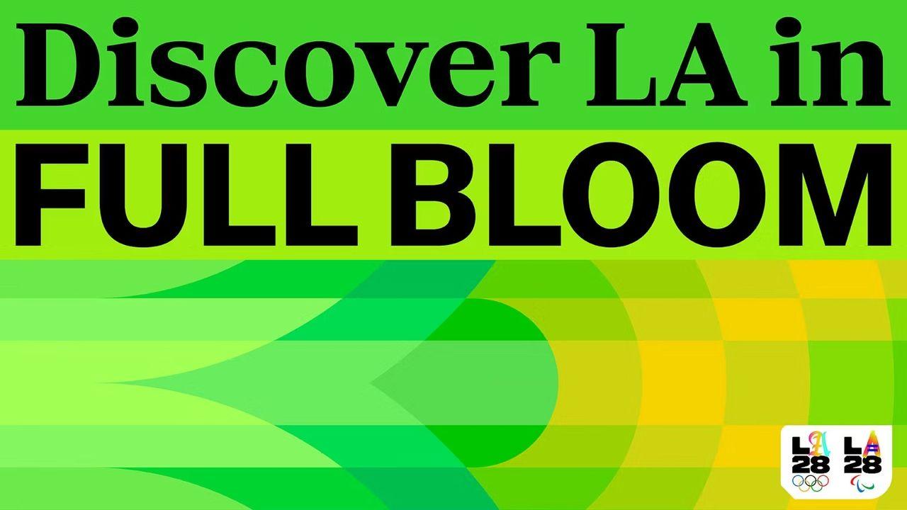 A LA-i olimpia új arculata olyan gyönyörű, mint egy virágzó kert
