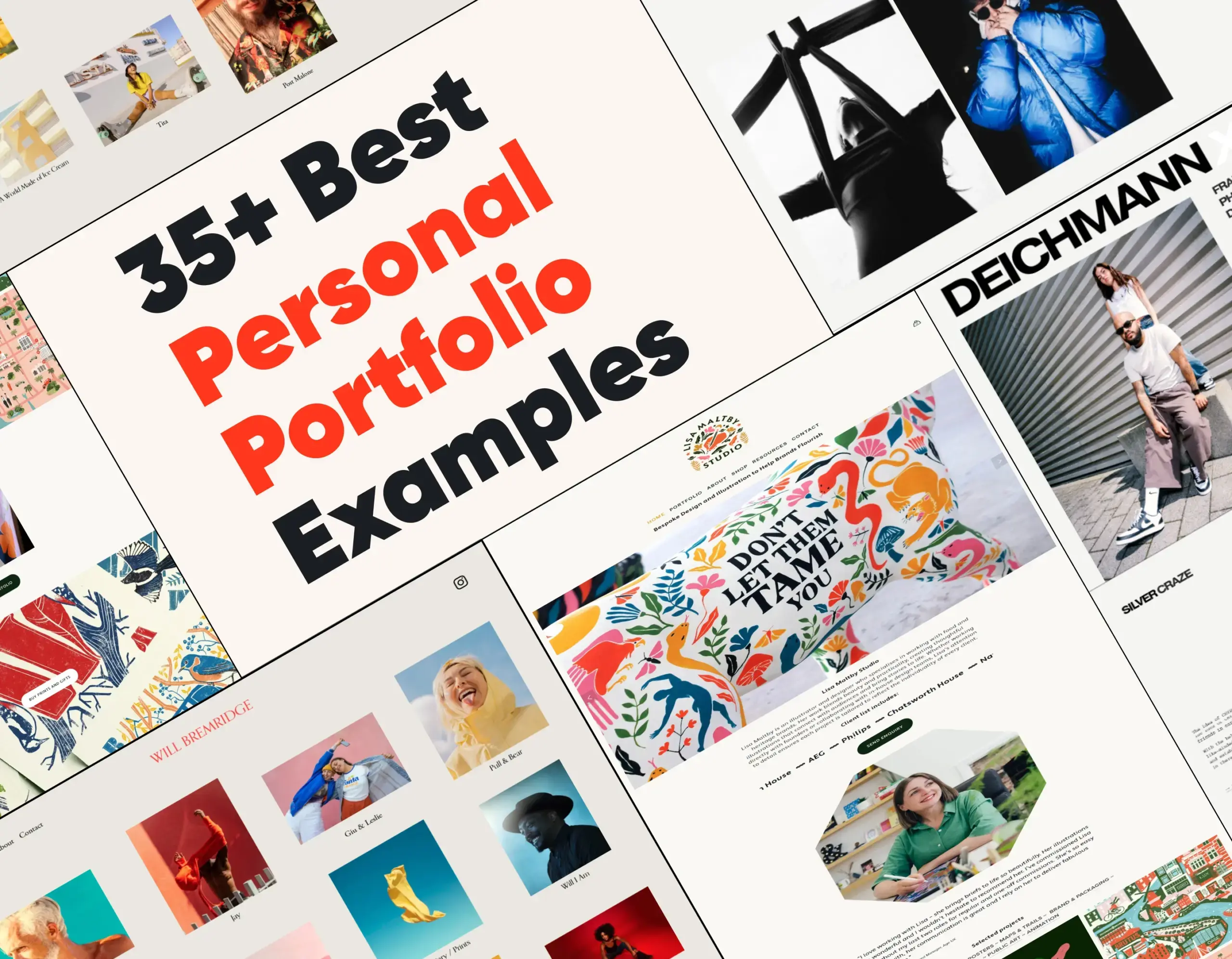 37 inspiráló személyes portfólió oldal, ahol a munka és történet találkozik