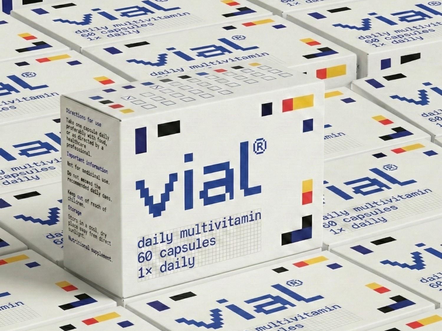 Vial: Amikor Mondrian találkozik a vitaminszedéssel