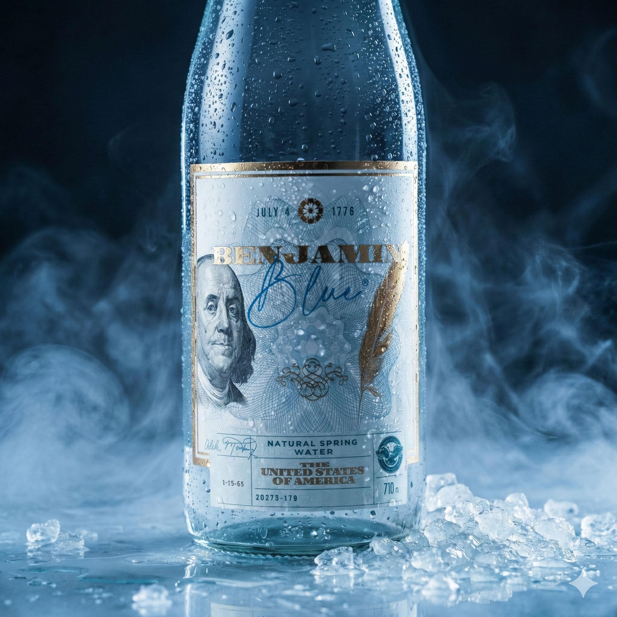 Benjamin Blue ásványvíz: amikor a csomagolás meséli el a márka történetét