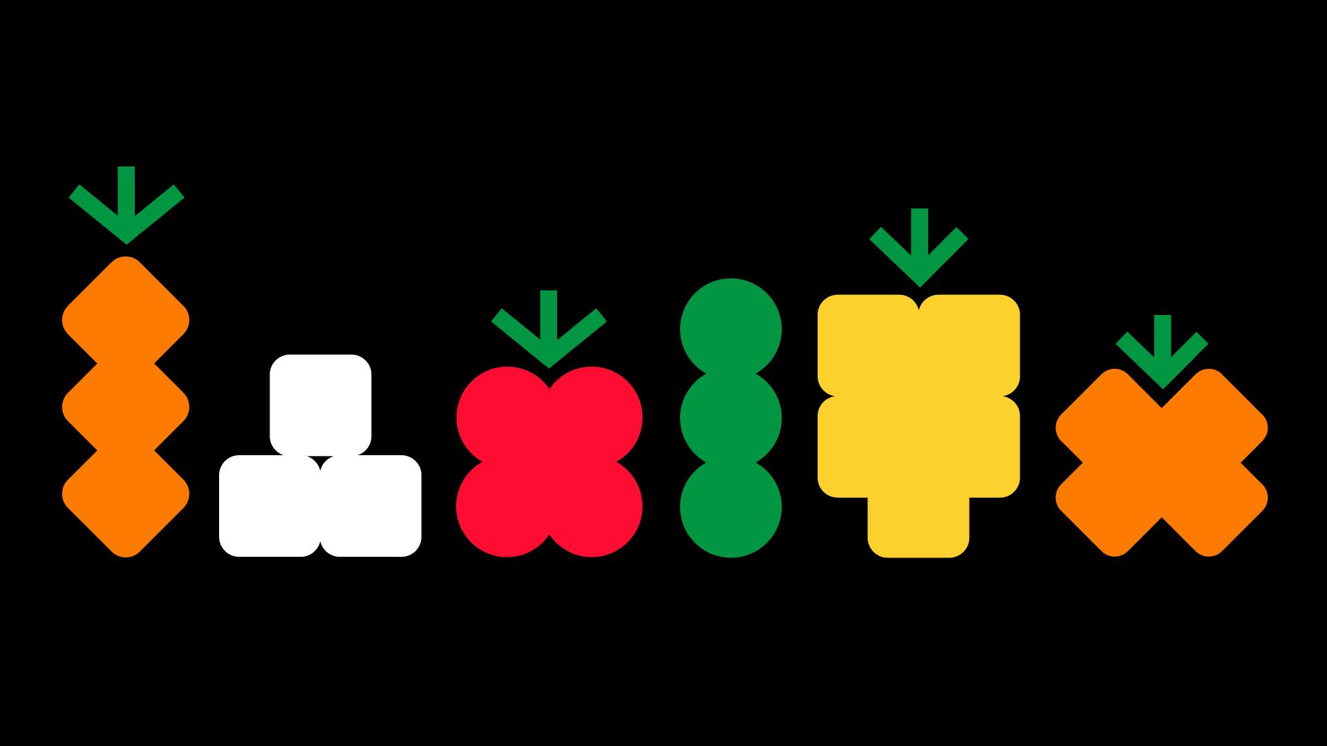 Techvegán fesztivál vizuális arculata