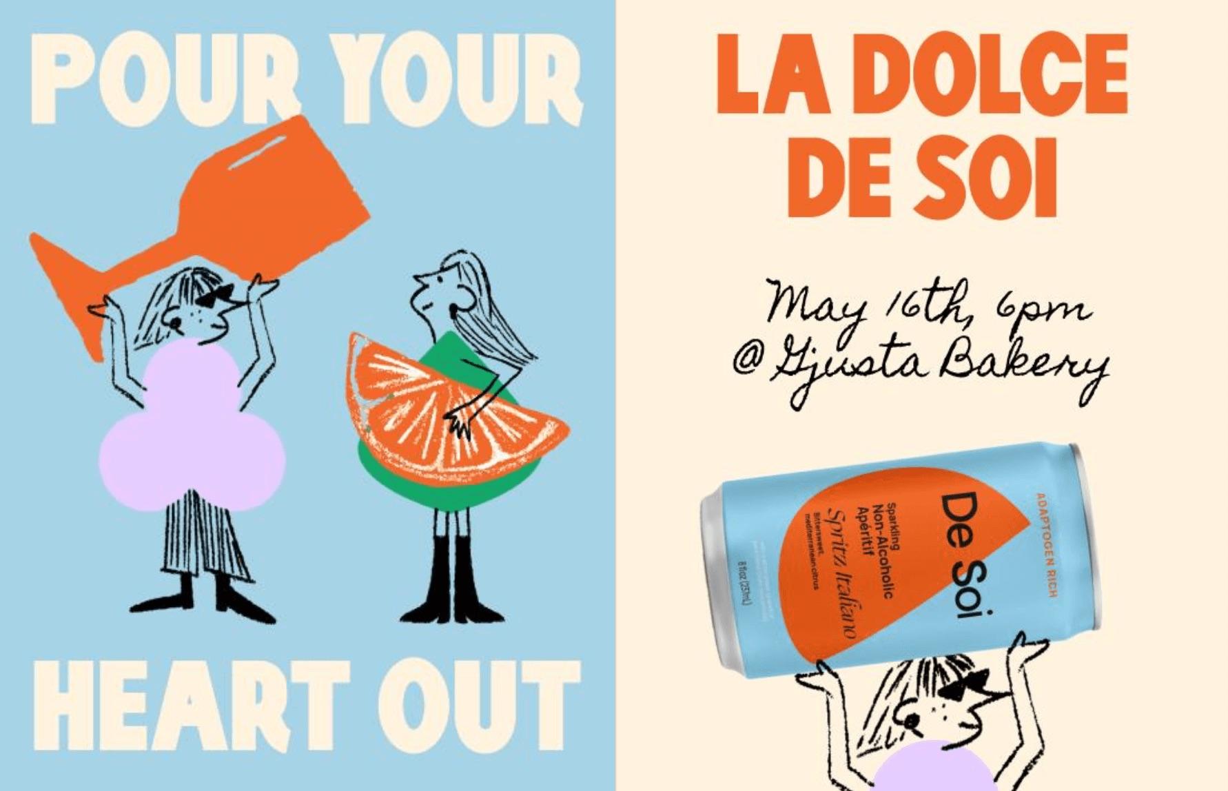 Katy Perry alkoholmentes italmárkájának illustrációs arculatát tervezte az Extra Olives