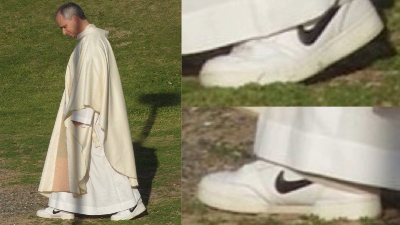 Az ördög talán Pradát visel, de a pápa Nike-ot