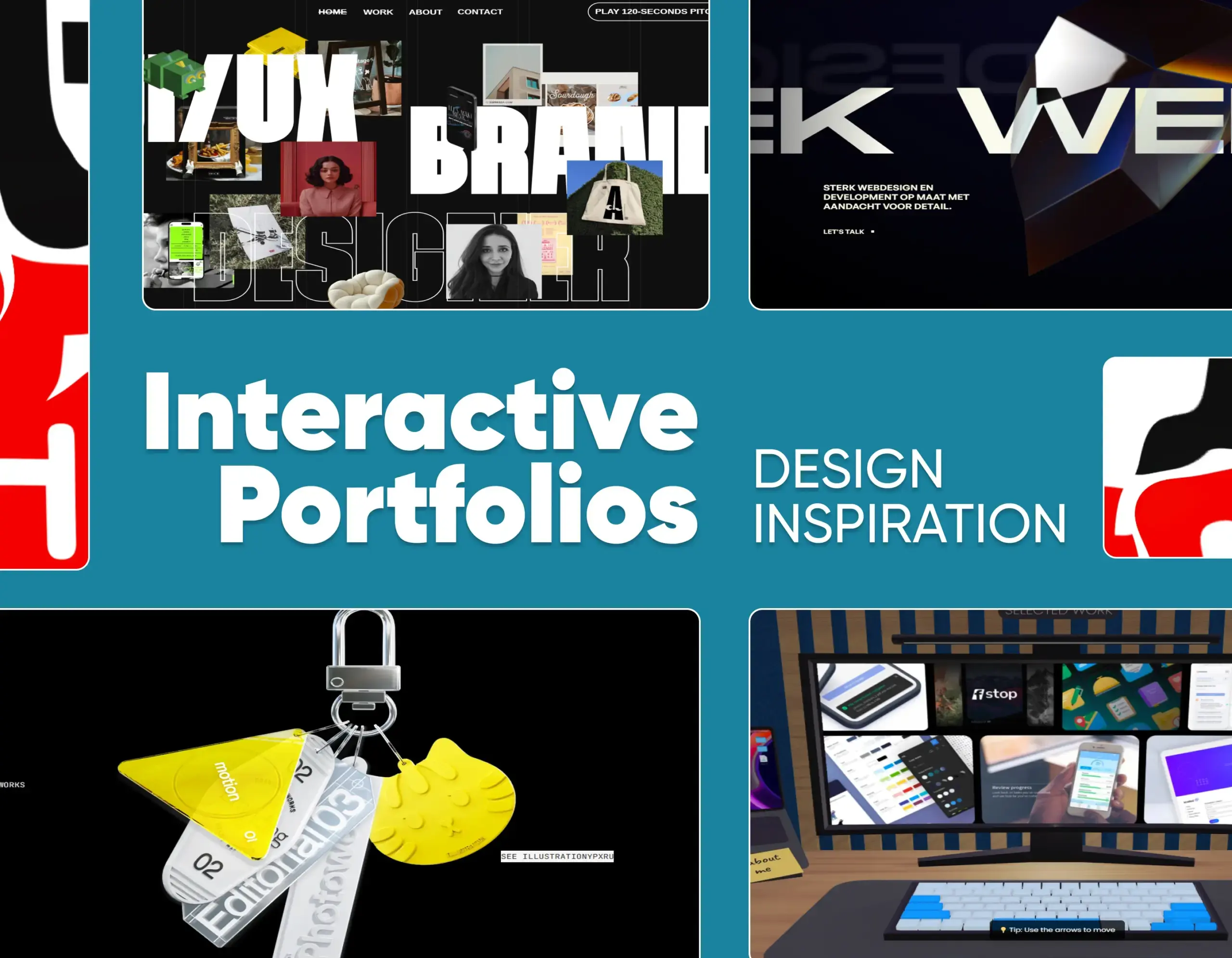 18 interaktív portfólió, ami teljesen új szintre emeli az élményt