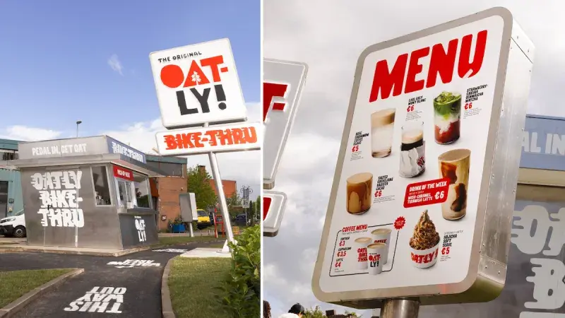 Oatly kerékpáros kávézót nyit Amszterdamban