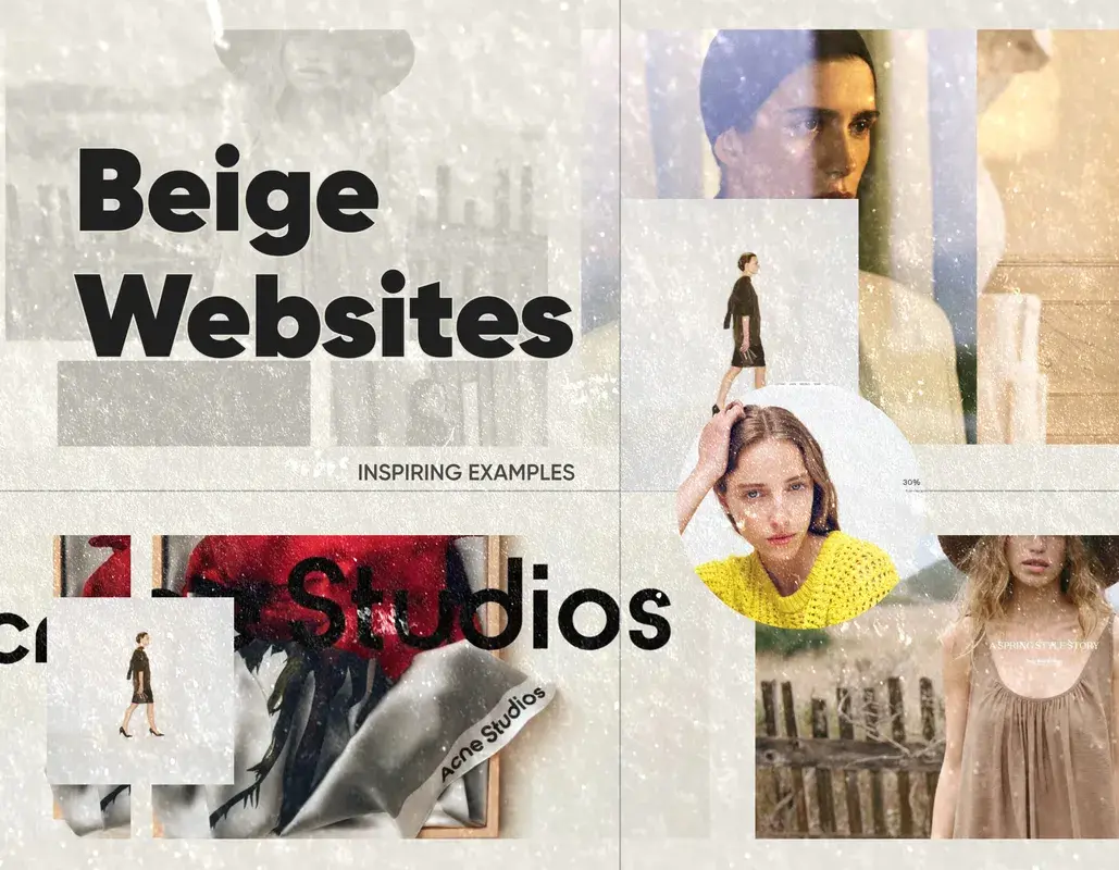 12 bézs színű weboldal, ami megmutatja az elegáns semleges paletta erejét