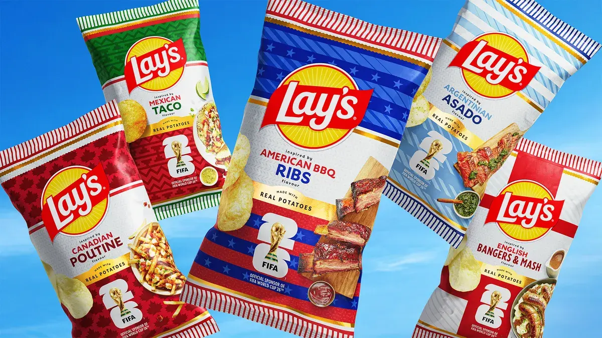 A Lay's fociszurkolói sálakat alakított országspecifikus chipseszsákokká a világbajnokságra
