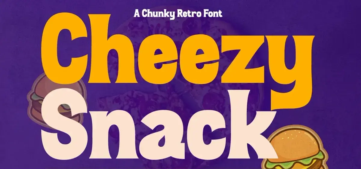 Cheezy Snack: amikor a tipográfia megrohamozza a csipsz polcot
