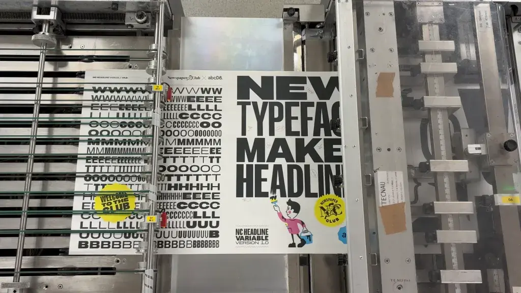 Sajtófutár: a Newspaper Club saját betűtípust mutat be