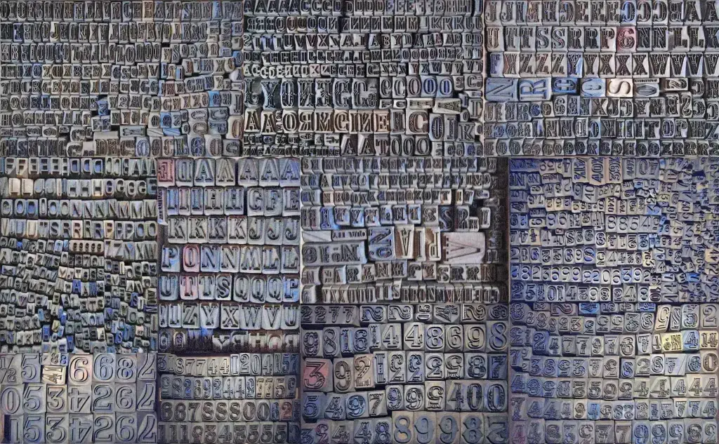 Angol textilipari bélyegzők: kézműves tipográfia a múltból