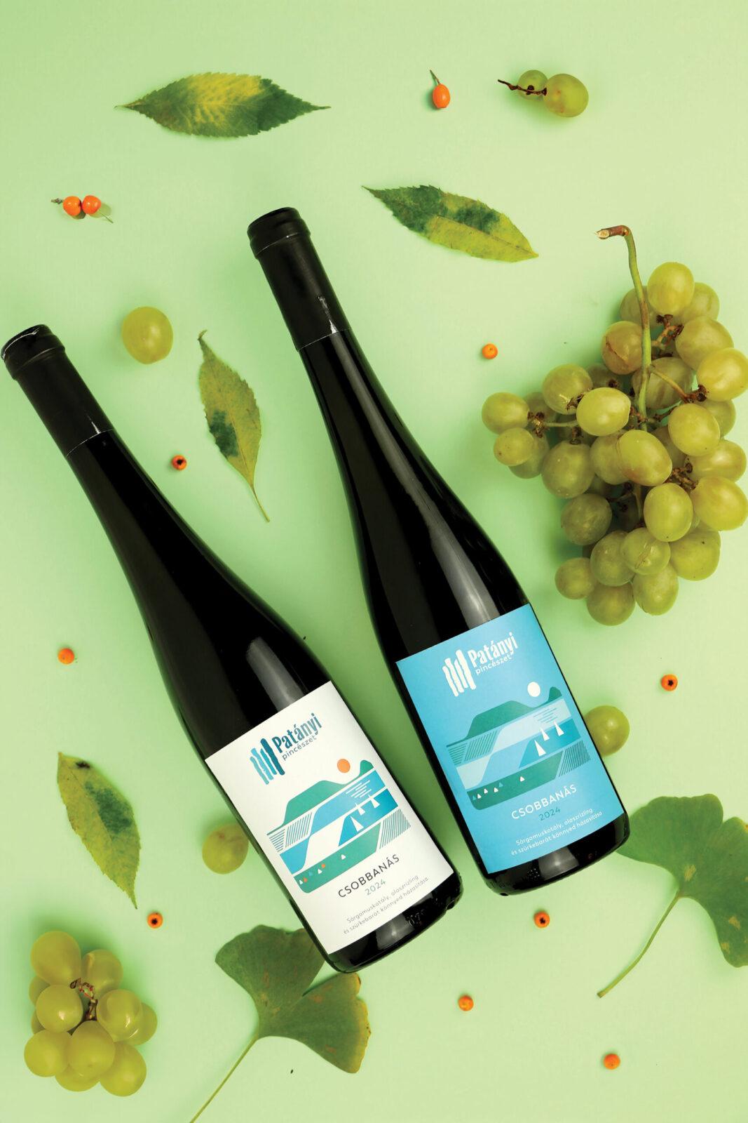 Vera Kovács minimál arculatot formál a Patányi Pincészet számára Badacsony alapokon