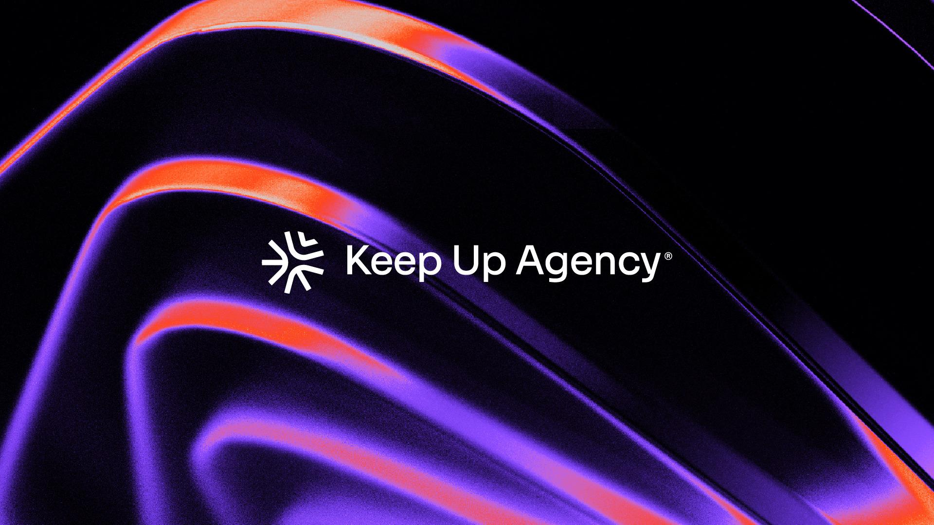 Keep Up Agency vizuális identitás – Matheus Ferreira & Co.