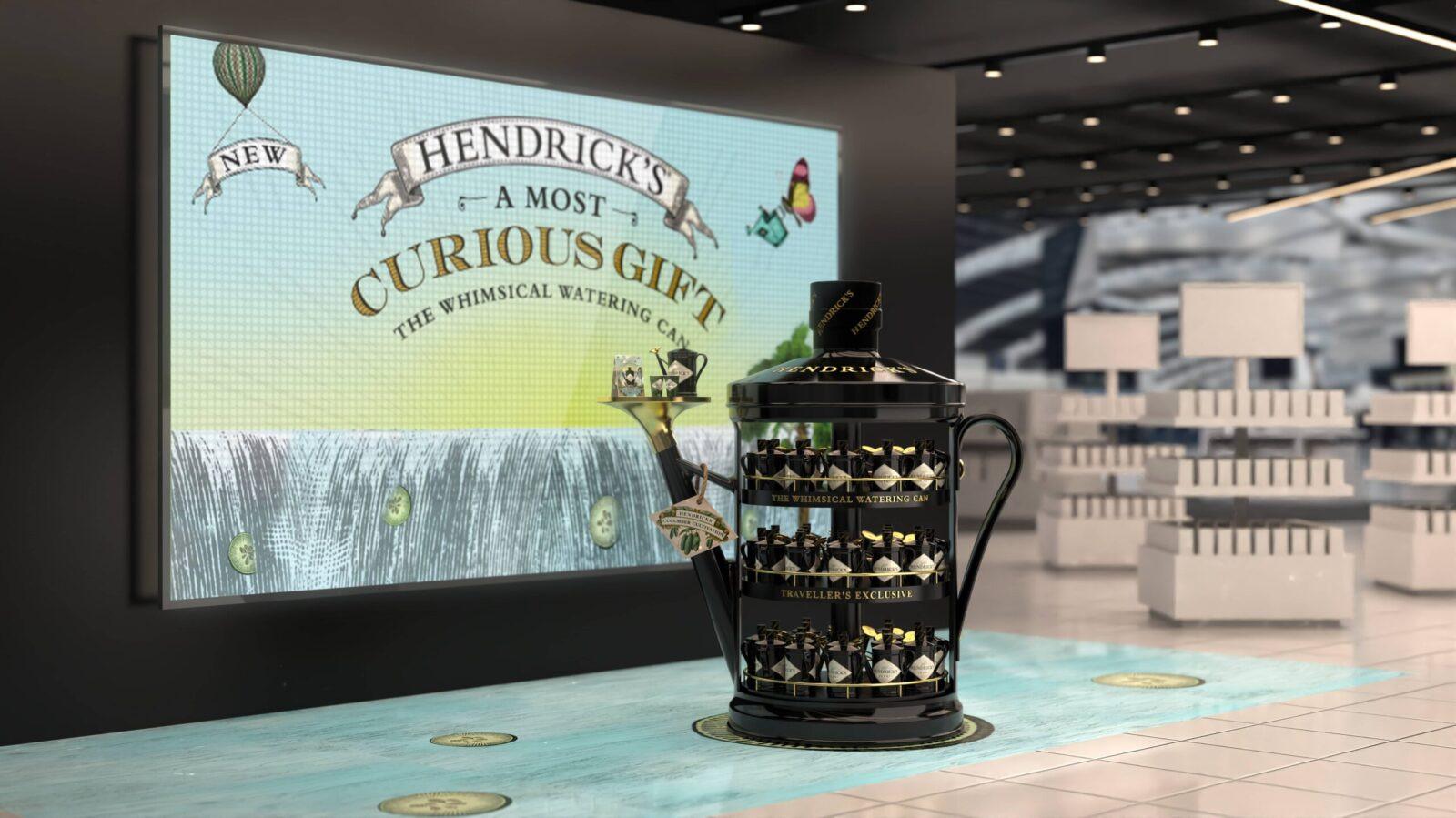 Hendrick's különleges locsolókannája erősíti a márka történetmesélését