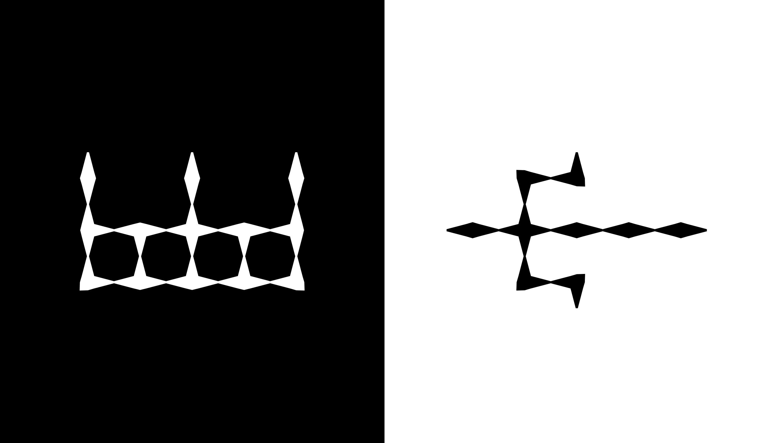 Branding a Distant Weapons kiállításhoz Ekaterina Tupcsenko hallgató munkája