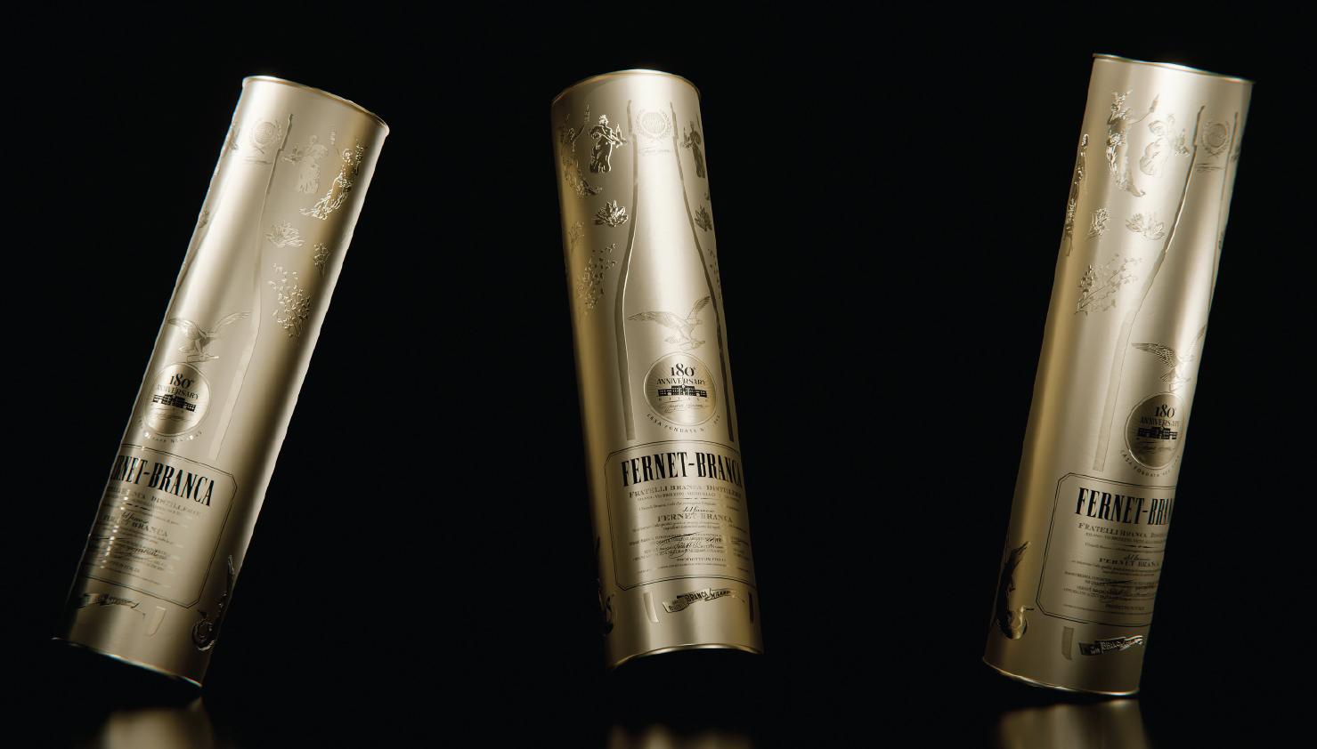 Arany limitált kiadással ünnepli a Fernet-Branca 180 éves történetét