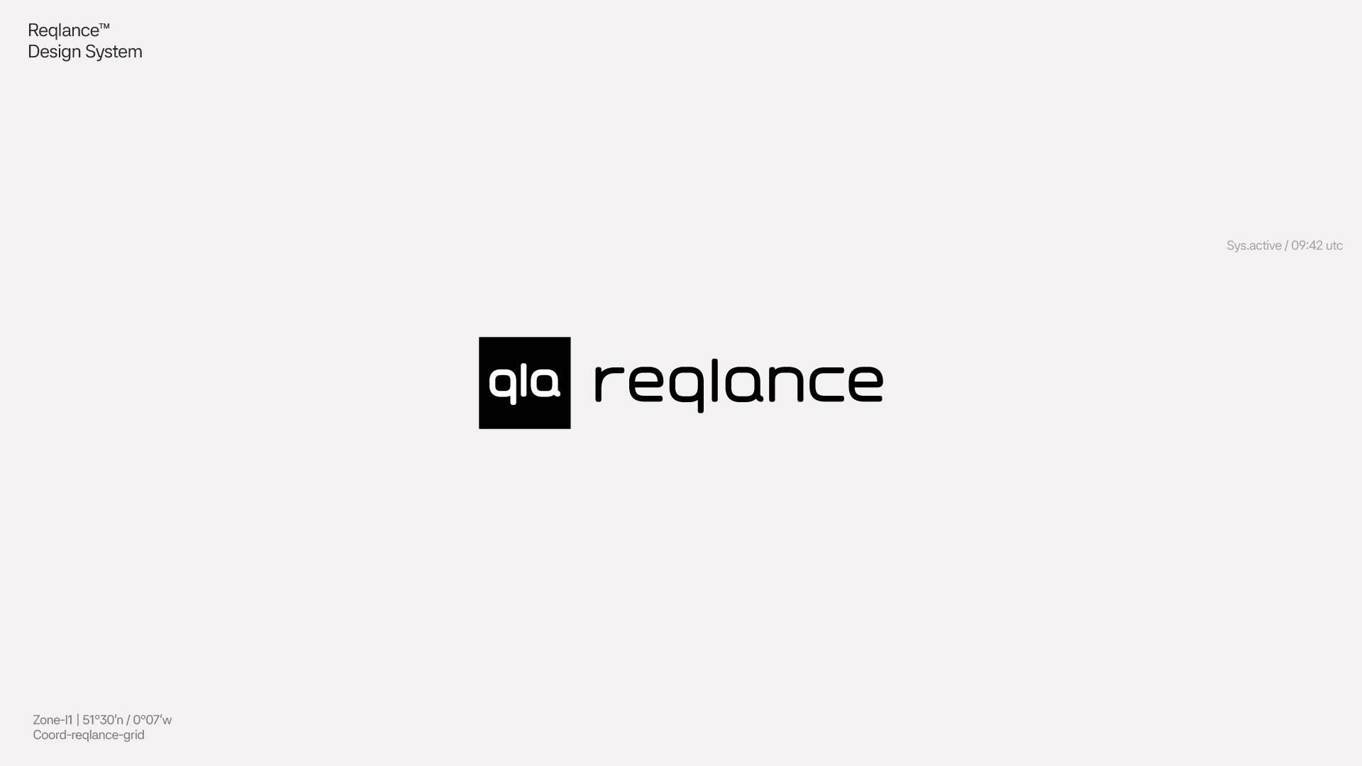 Reqlance — Abdul Rehman Hameed design, fejlesztési és AI stúdió identitása