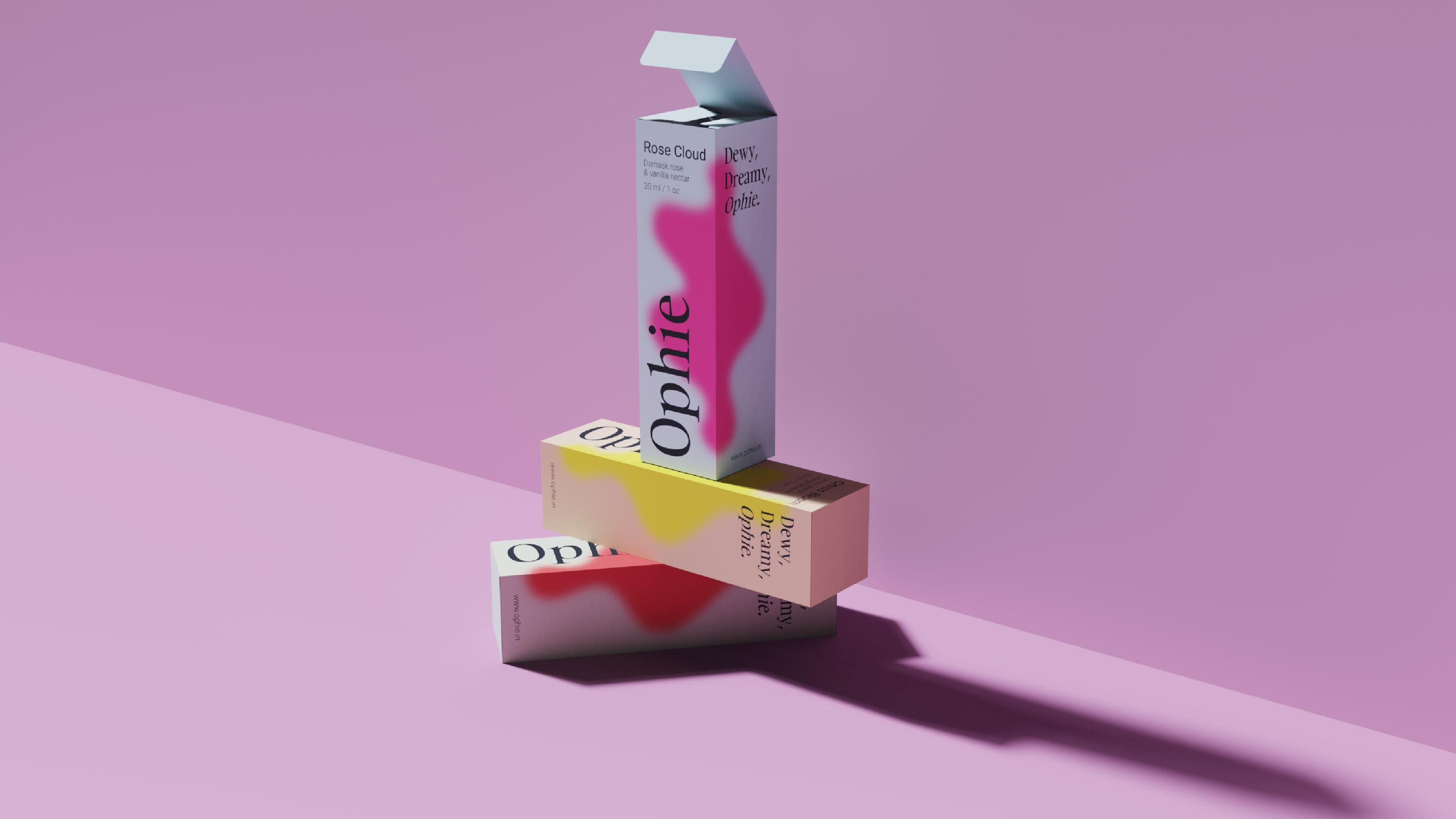 Ophie ajakápoló olaj márkaépítés és csomagolástervezés Apoorva Ghule hallgatótól