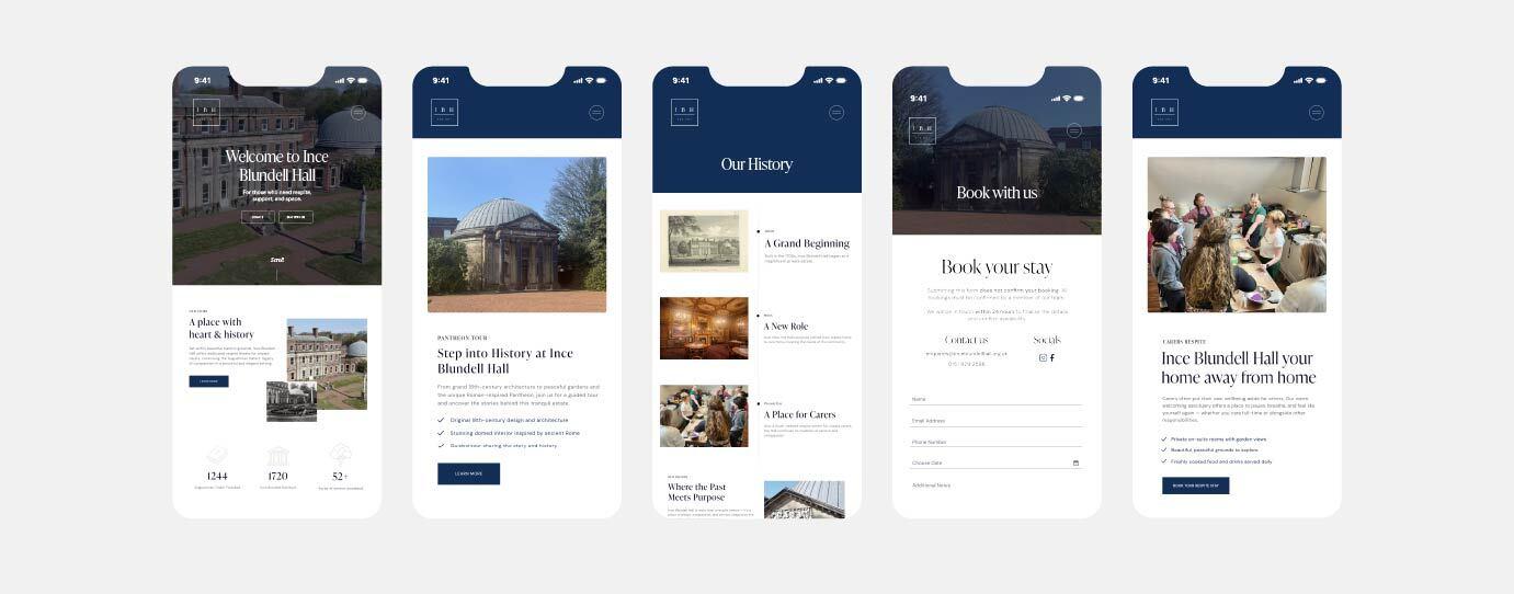 Ince Blundell Hall új arculata